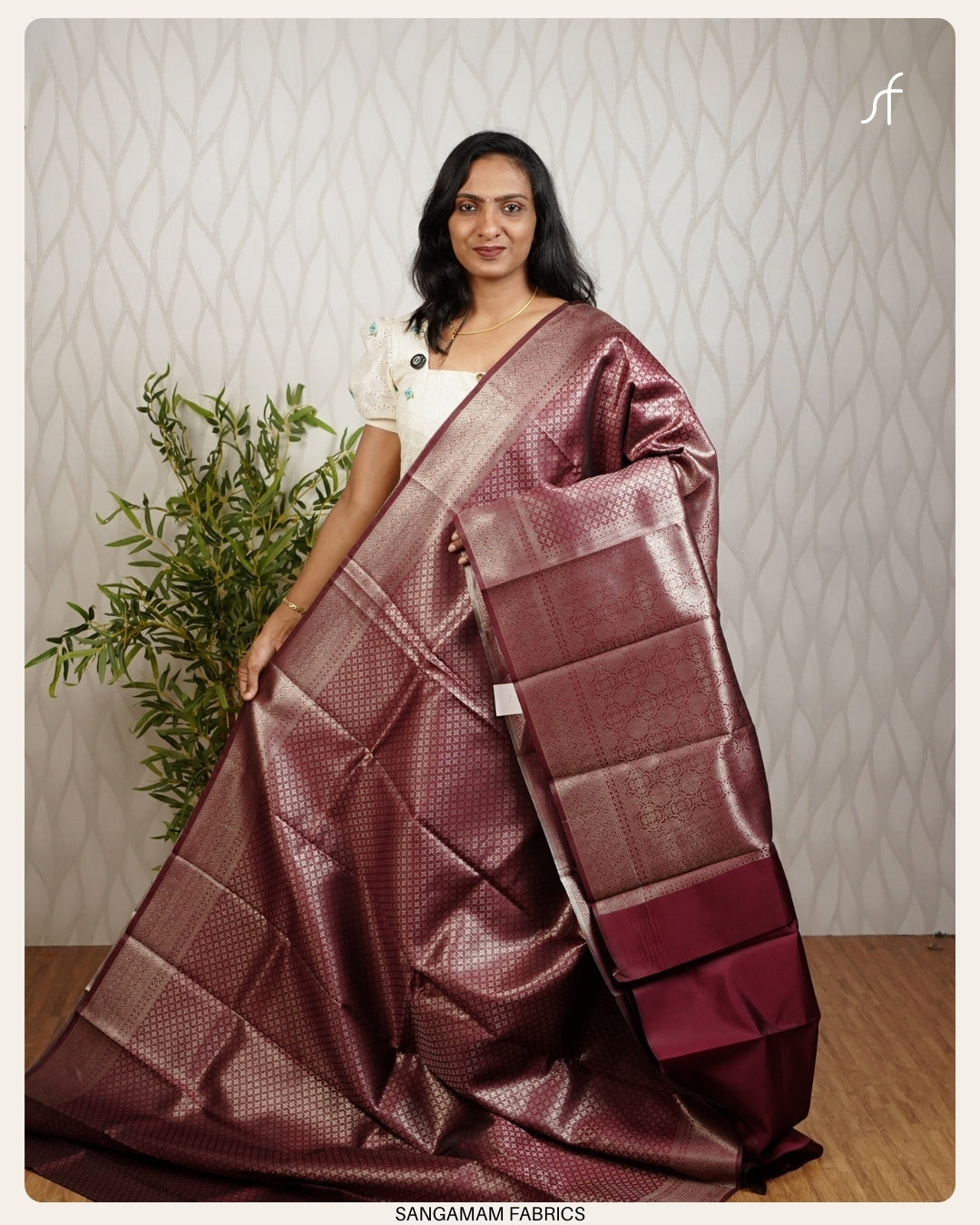 OFFER SALE BROCADE SEMI SILK SAREE
