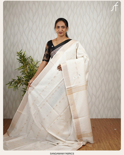 SEMI TUSSAR SILK SAREE