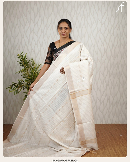 SEMI TUSSAR SILK SAREE