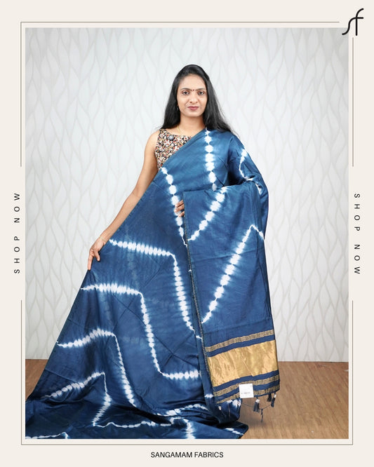 LAGDI PATTA BORDER SAREE
