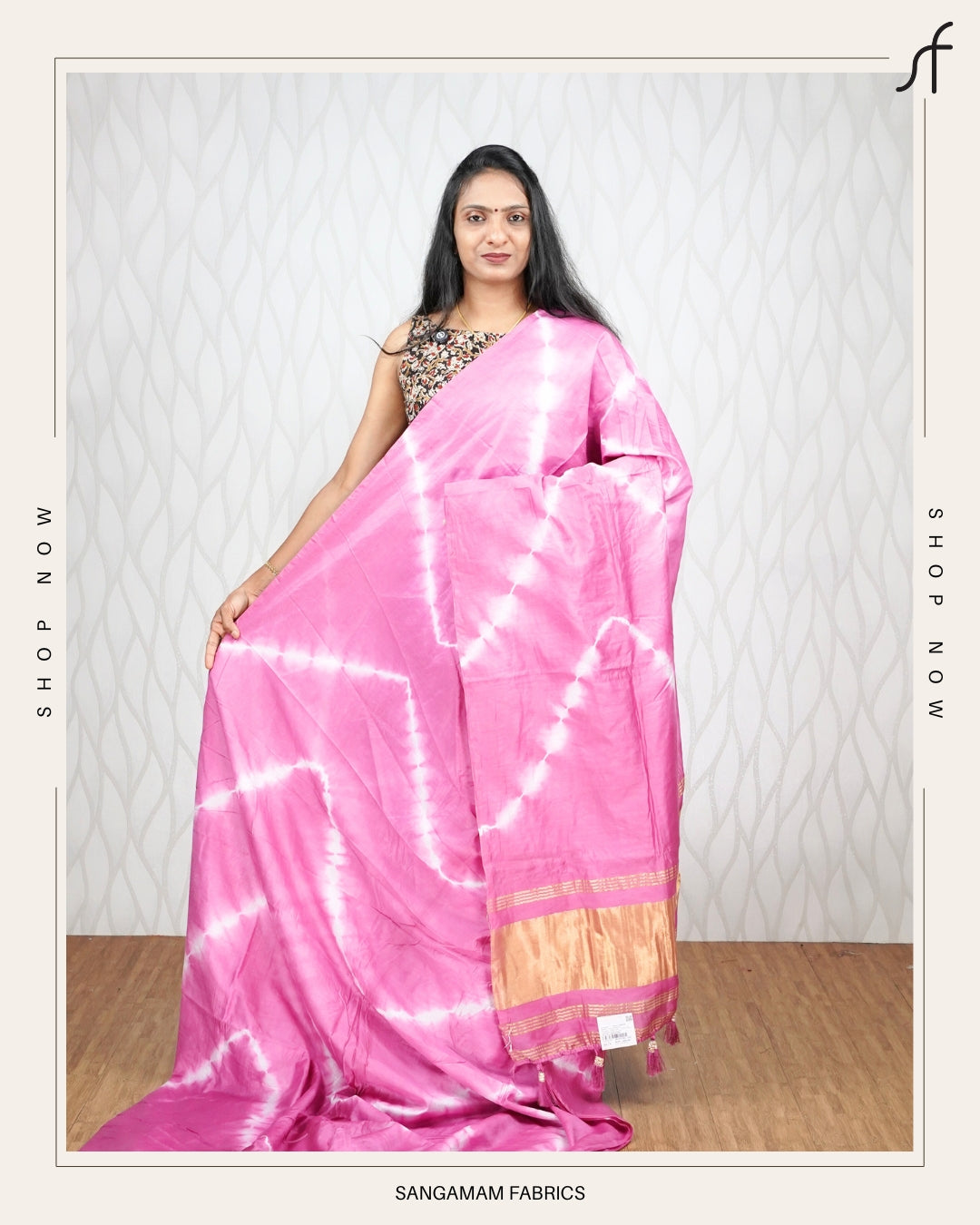 LAGDI PATTA BORDER SAREE