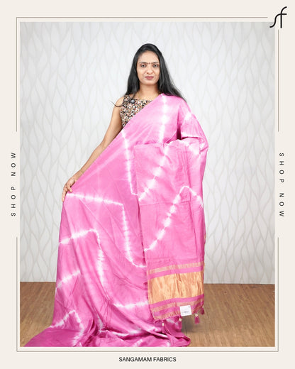 LAGDI PATTA BORDER SAREE