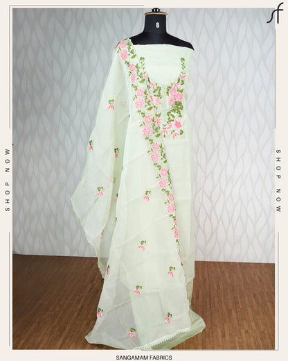 NET COTTA SALWAR SUIT