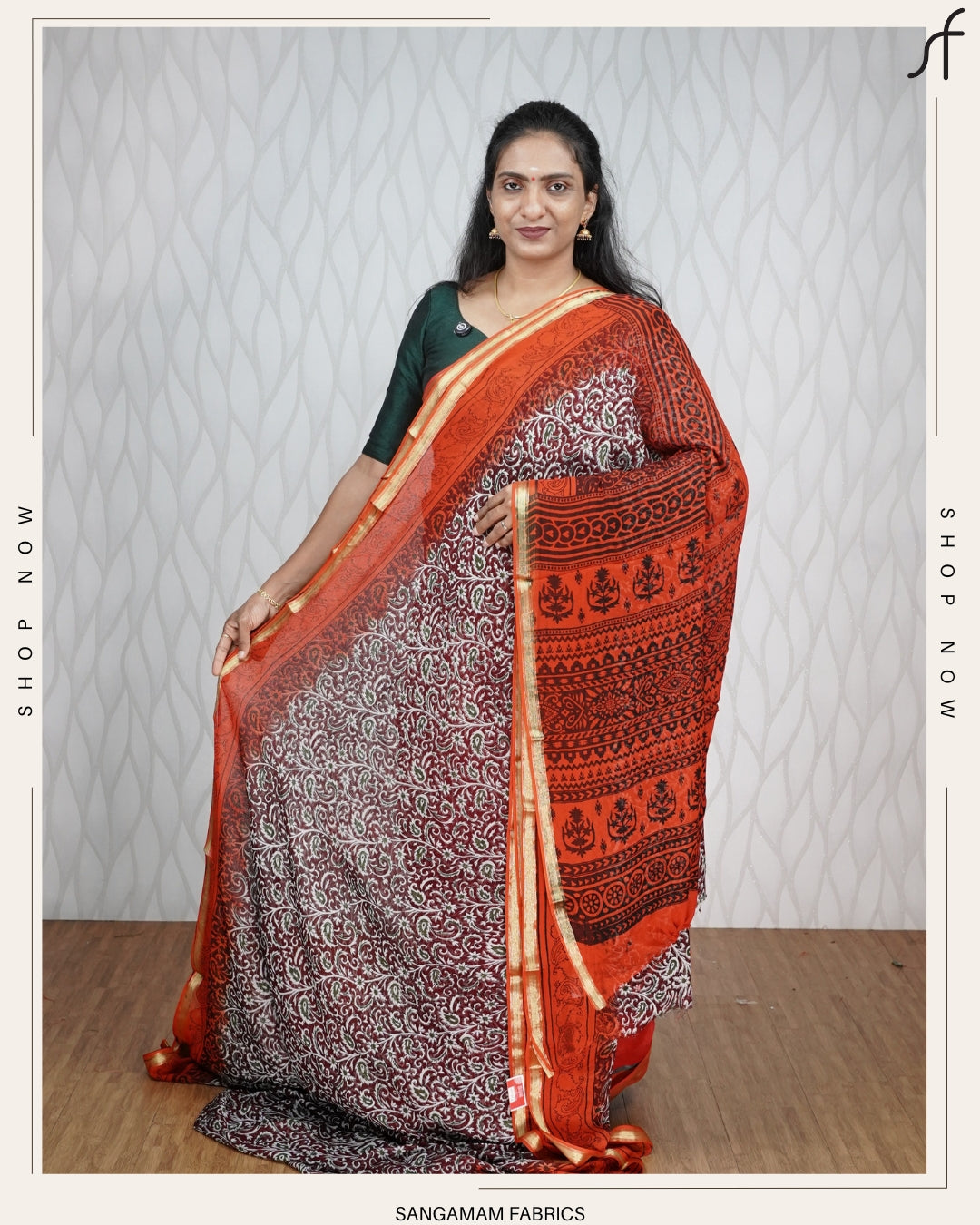 KALAMKARI GEORGETTE SAREE
