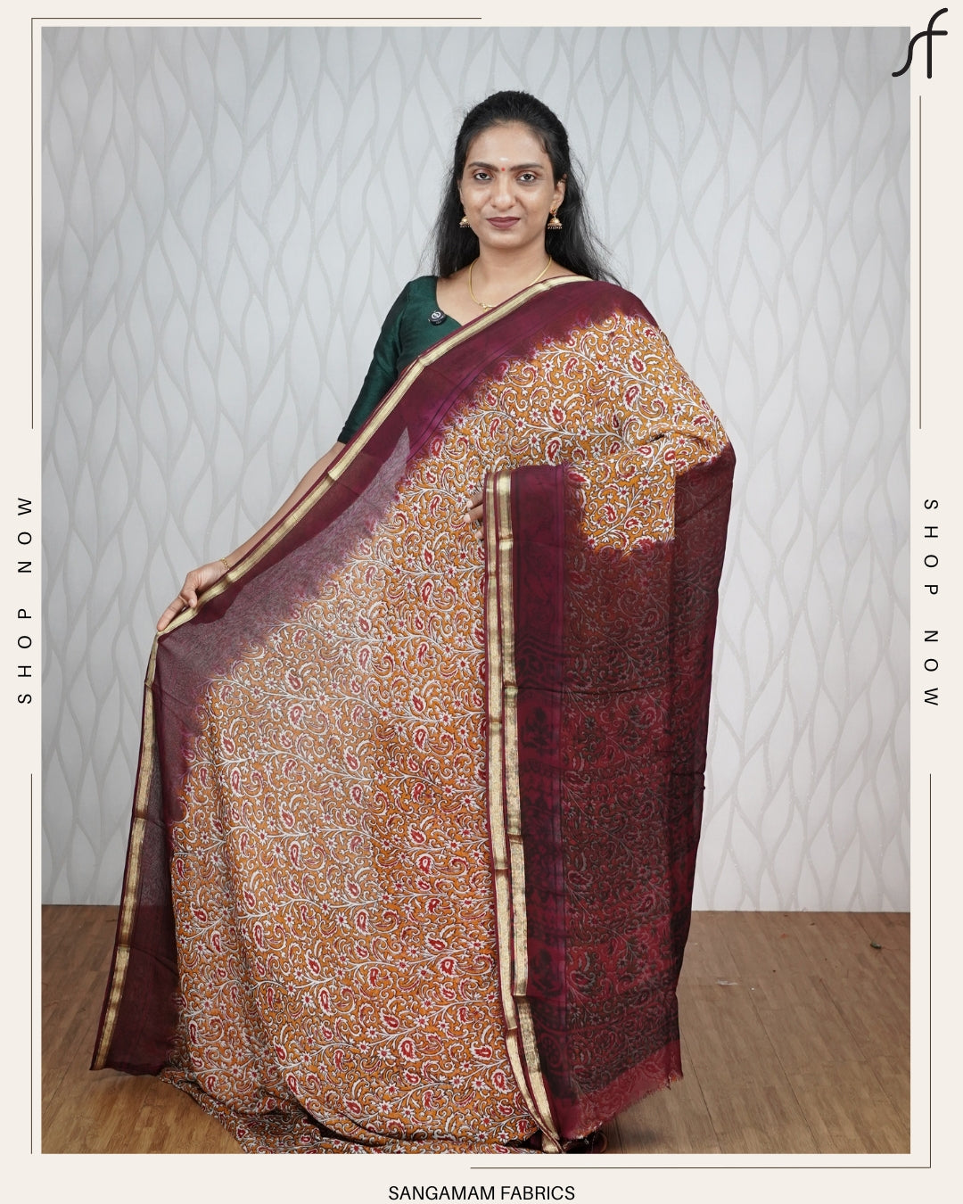 KALAMKARI GEORGETTE SAREE