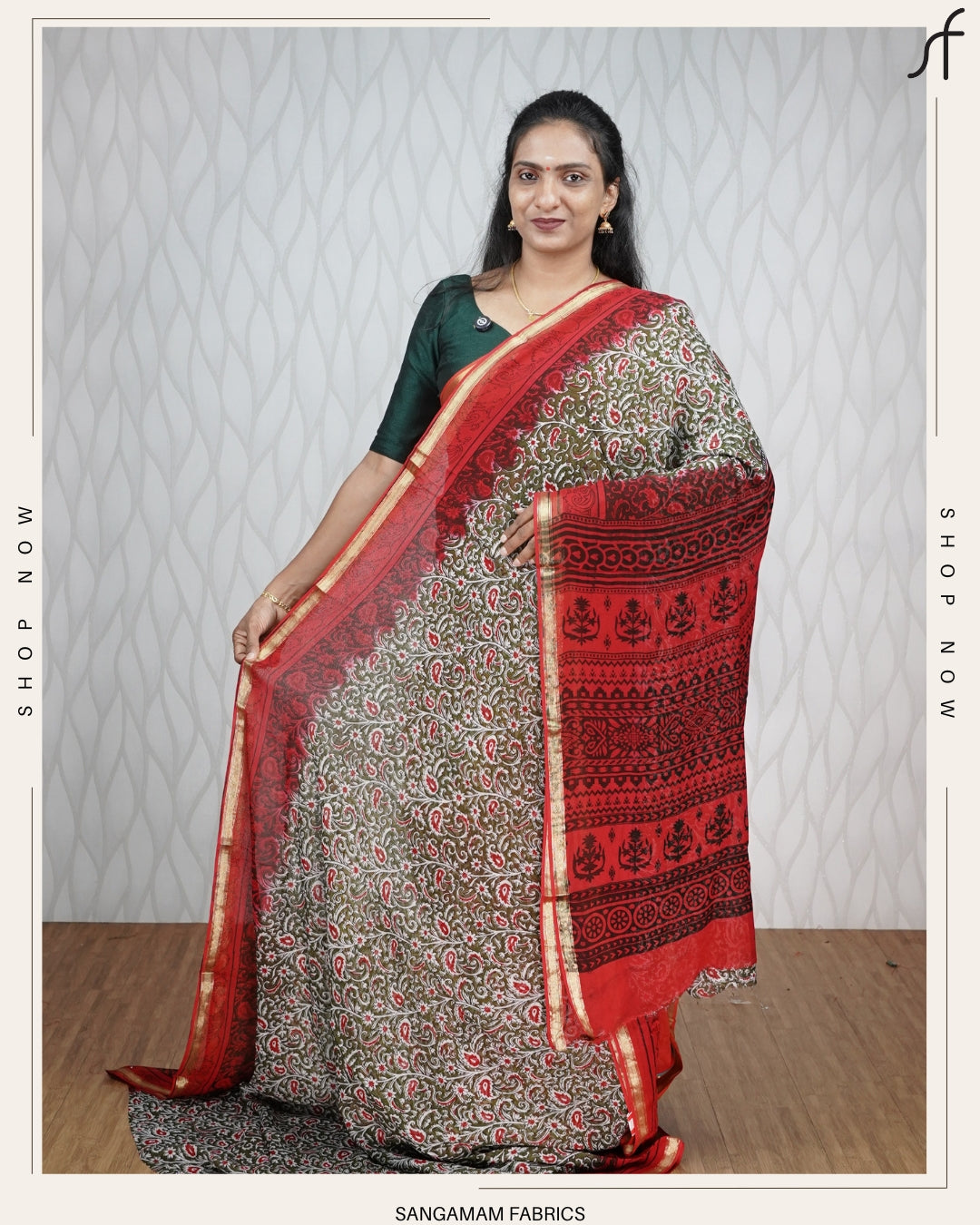 KALAMKARI GEORGETTE SAREE