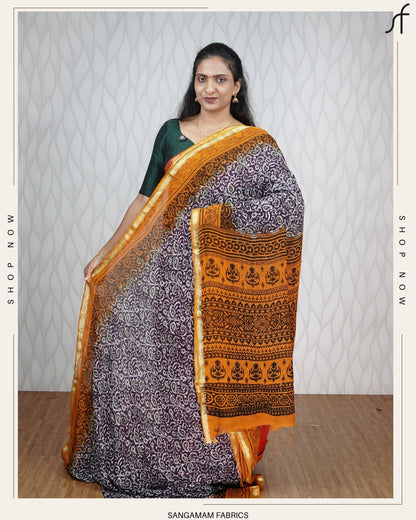 KALAMKARI GEORGETTE SAREE