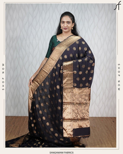 GEORGETTE BANARASI SAREE