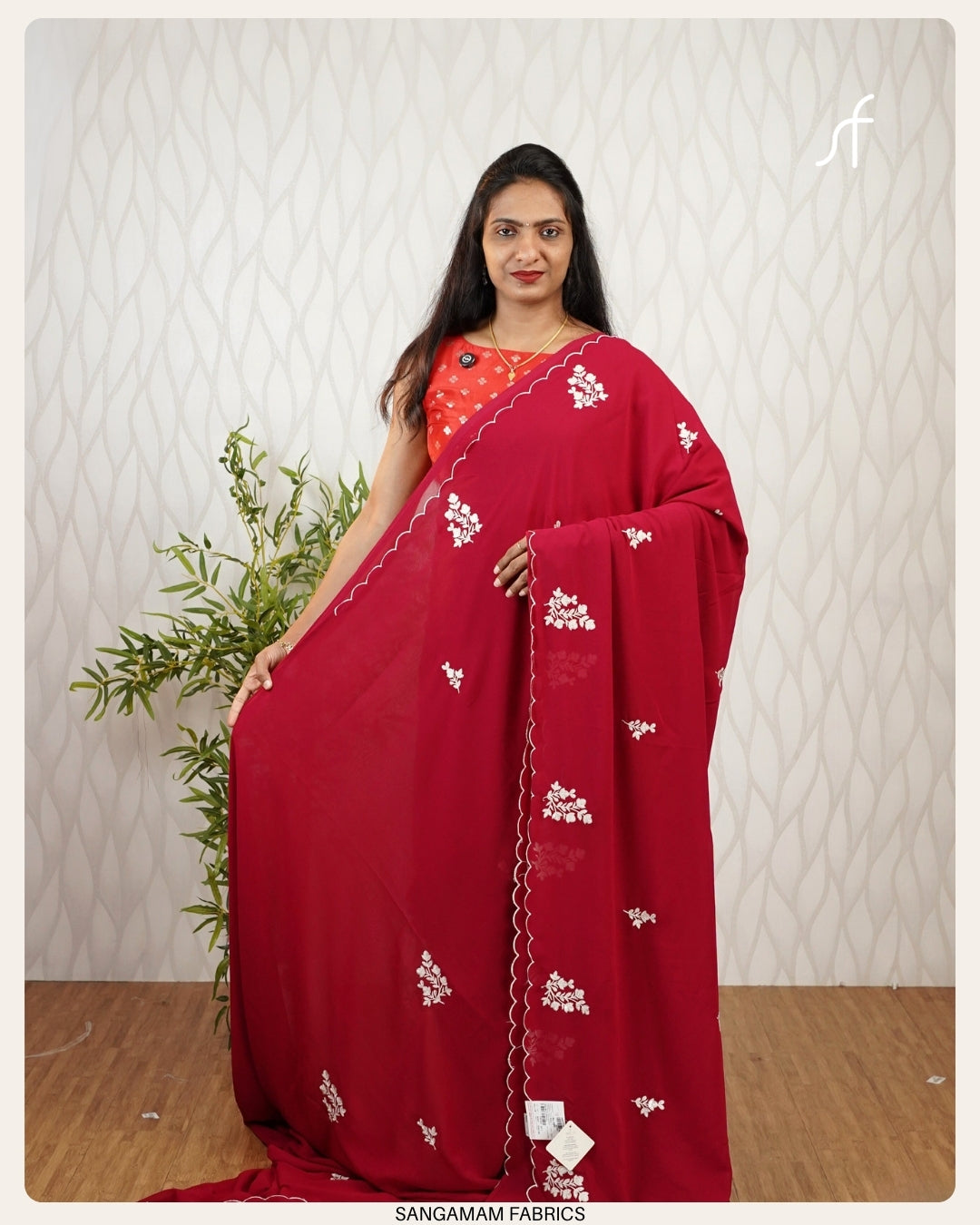 GEORGETTE EMBROIDERY SAREE