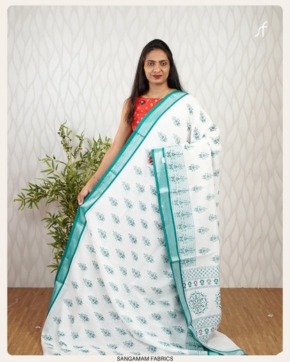 SEMI LINEN SAREE