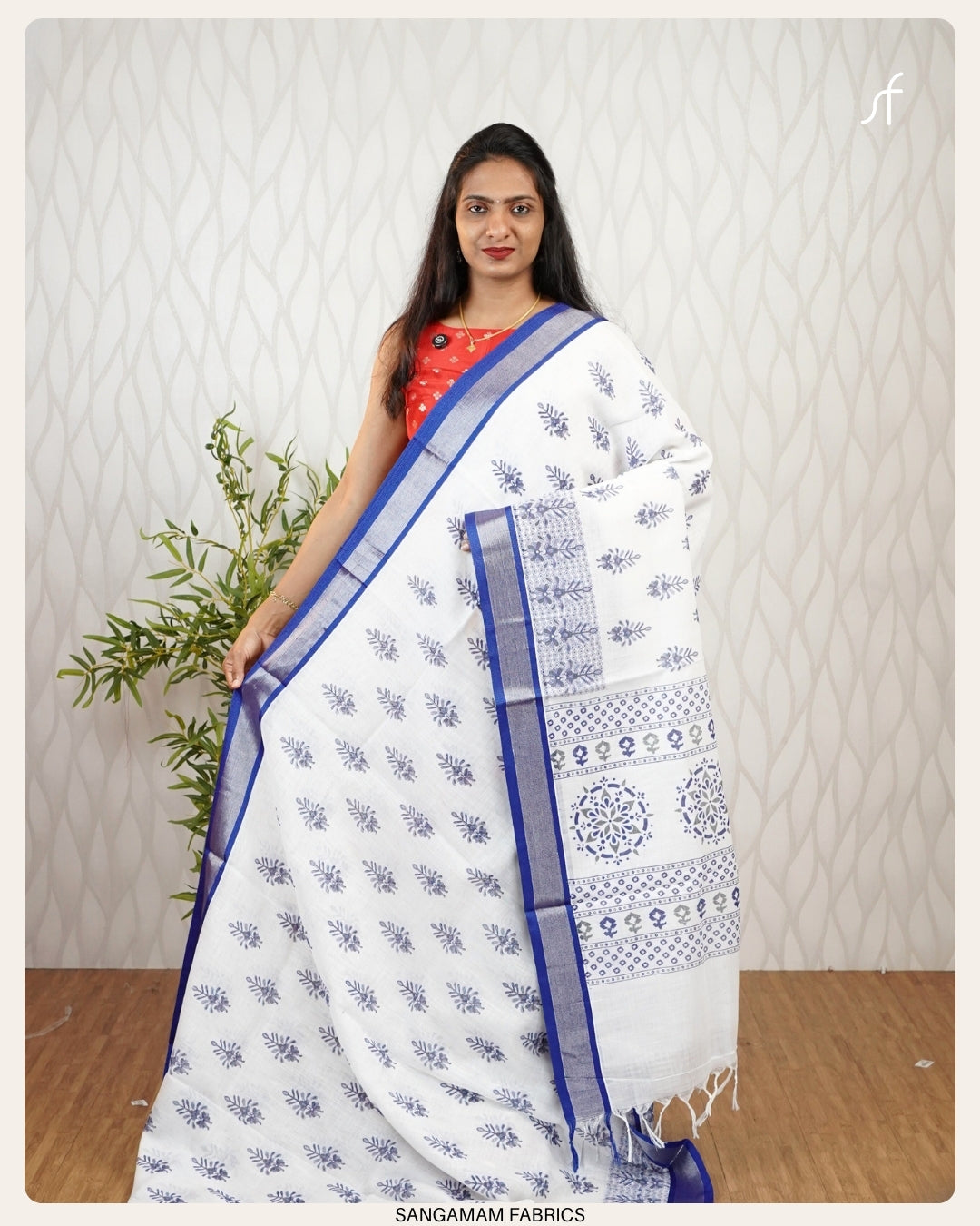 SEMI LINEN SAREE