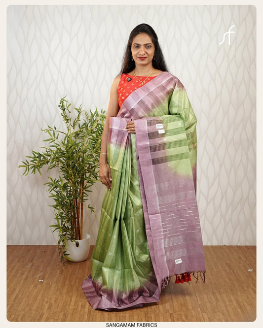 SEMI TUSSAR SILK SAREE