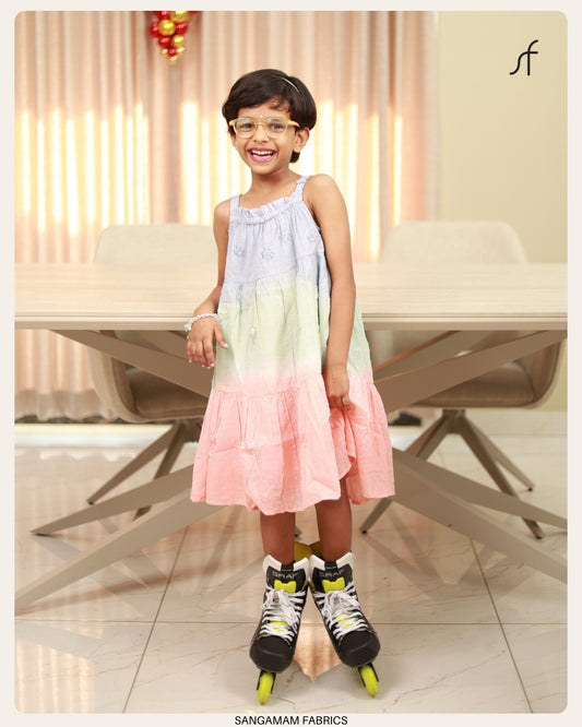 SUNSHINE TRIO - SOFT COTTON FROCK