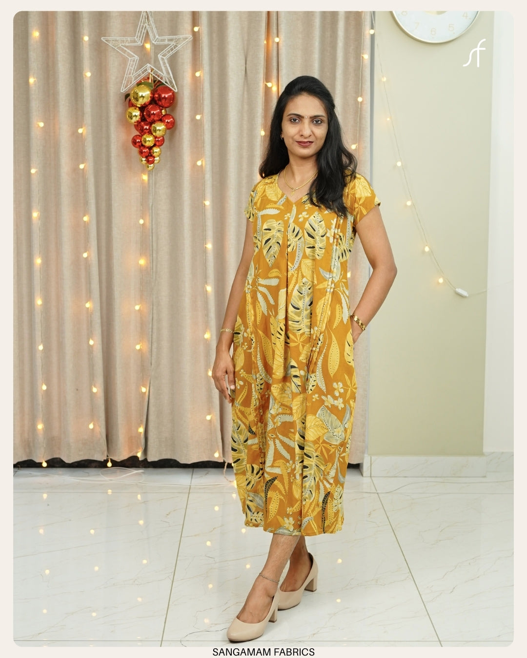 COTTON BOXY FIT DRESS