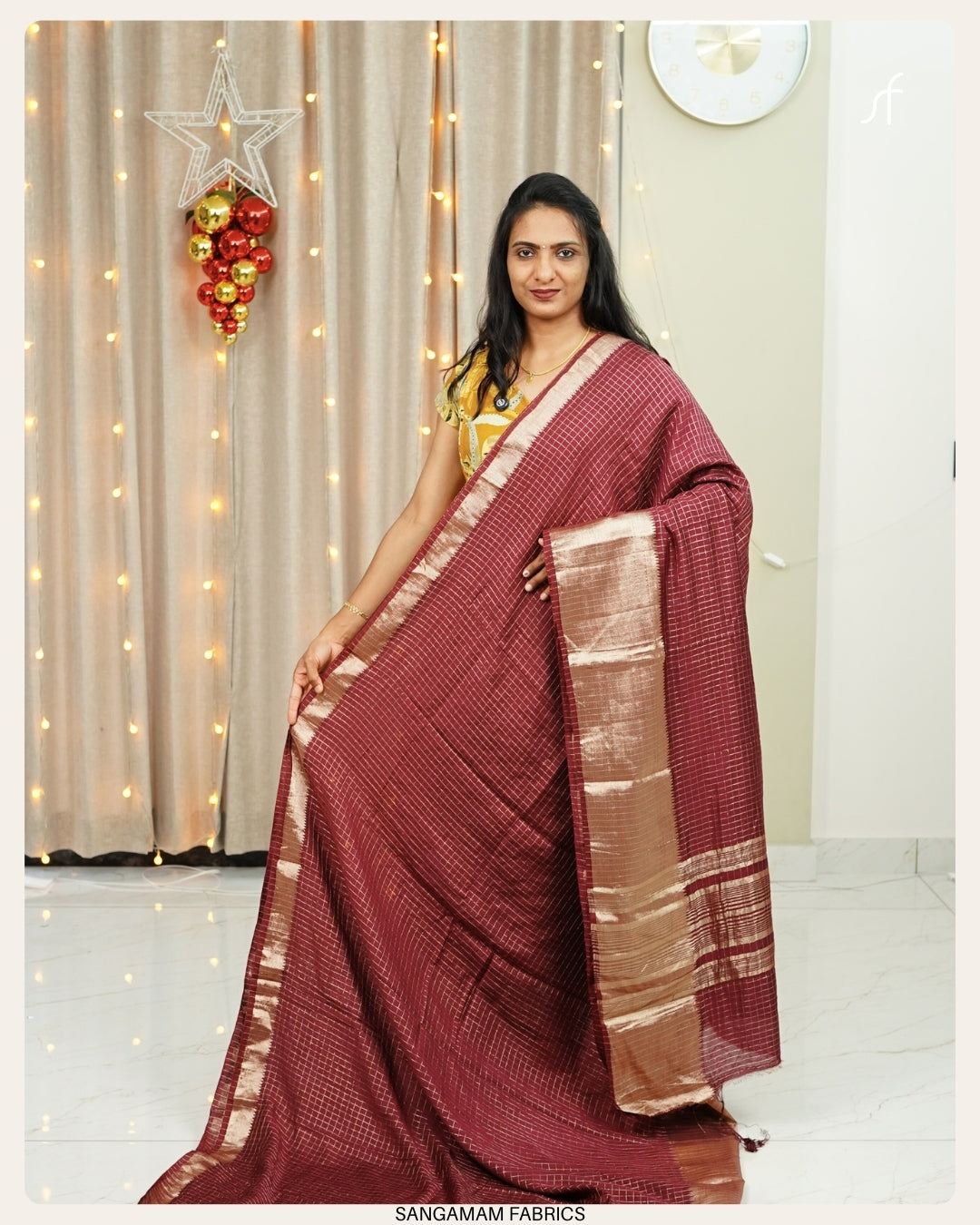CHANDERI FINISH SEMI DOLA SILK SAREE