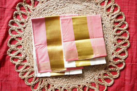 TIE AND DYE KERALA COTTON SETMUNDU