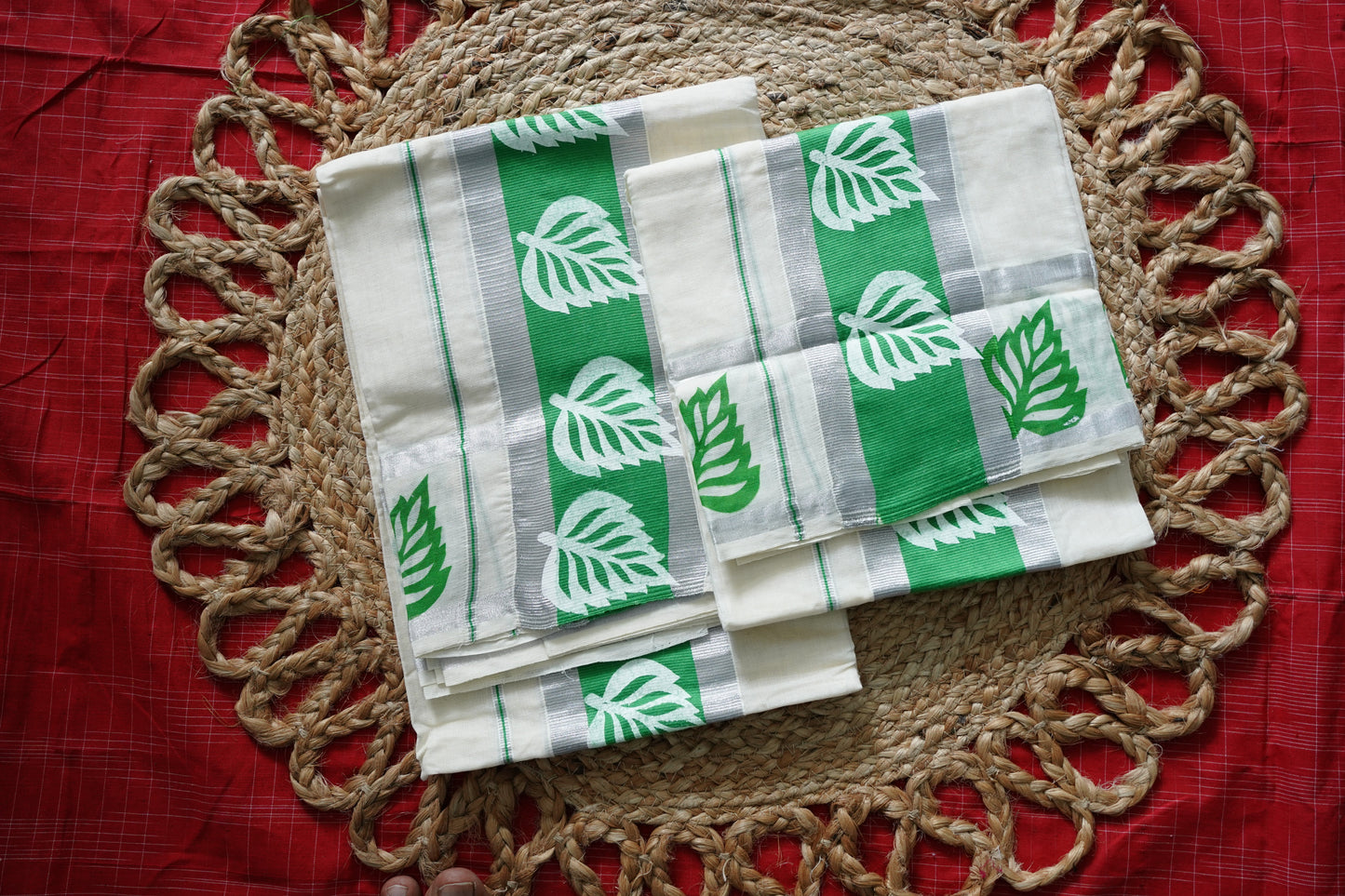 FANCY PRINT KERALA COTTON SETMUNDU