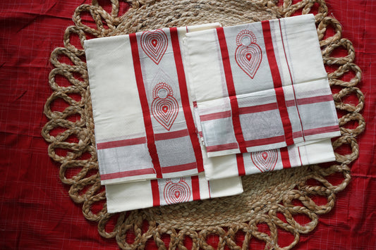 FANCY  KERALA COTTON SETMUNDU