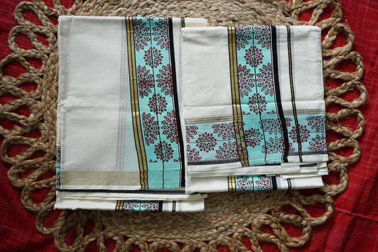 FANCY KERALA COTTON SETMUNDU