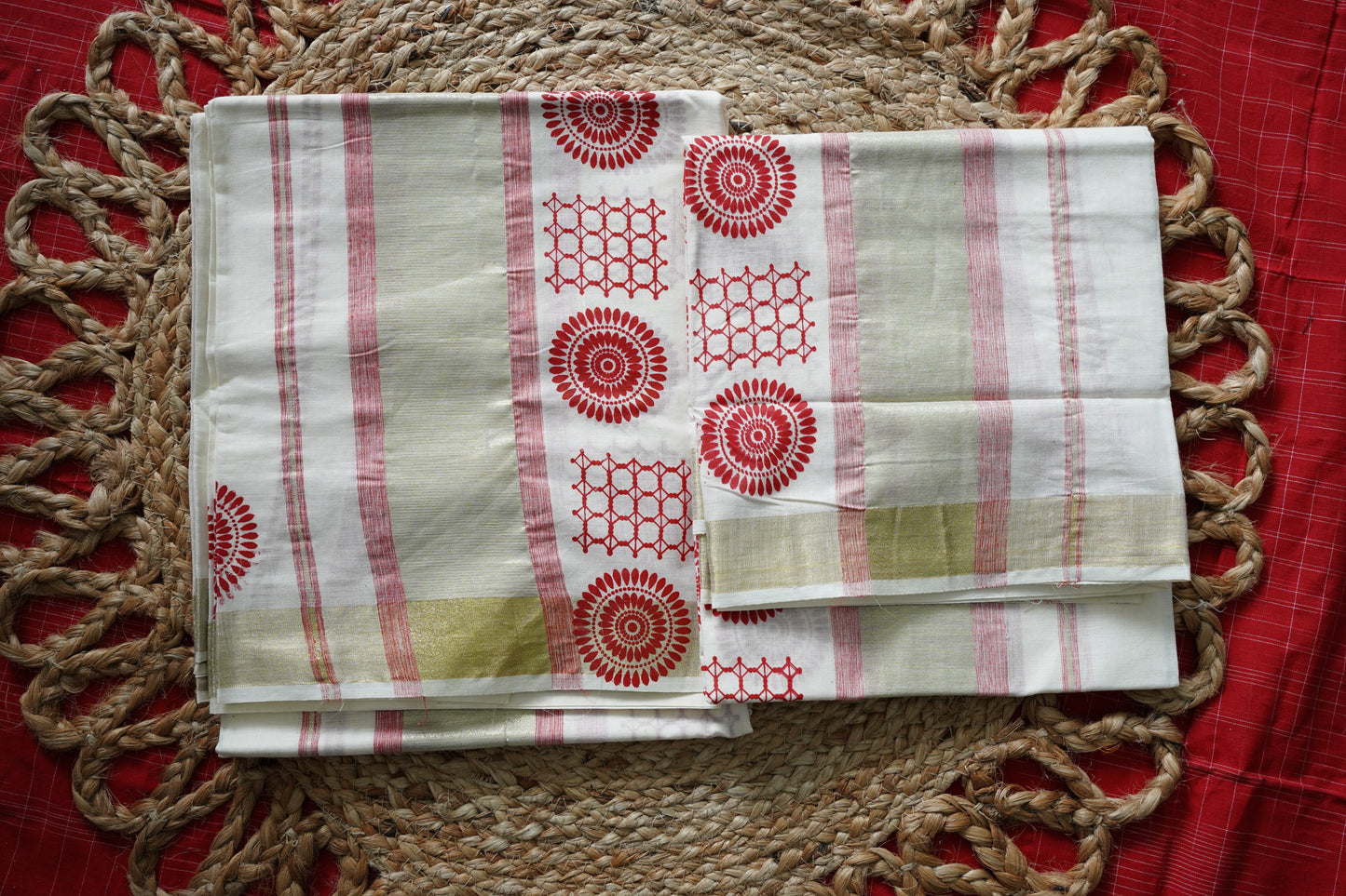 FANCY KERALA COTTON SETMUNDU