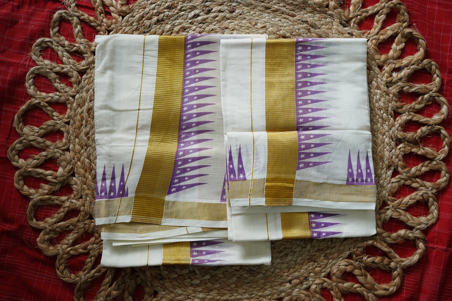 FANCY KERALA COTTON SETMUNDU