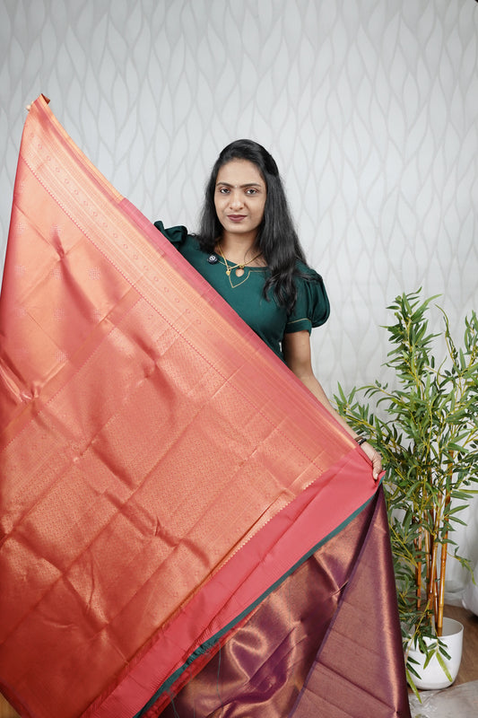 TISSUE SEMI SILK SAREE