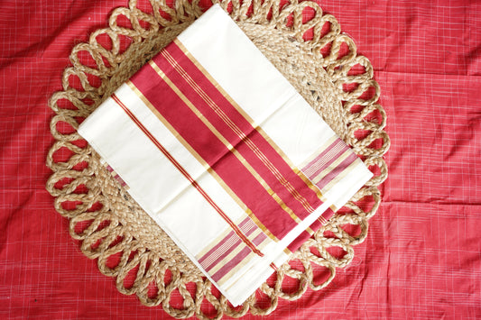 FANCY KERALA COTTON SETSAREE