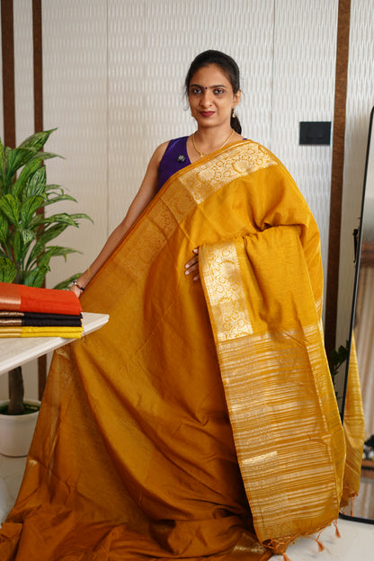 SEMI JUTE BANARASI SAREE