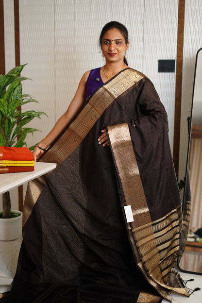 SEMI JUTE BANARASI SAREE