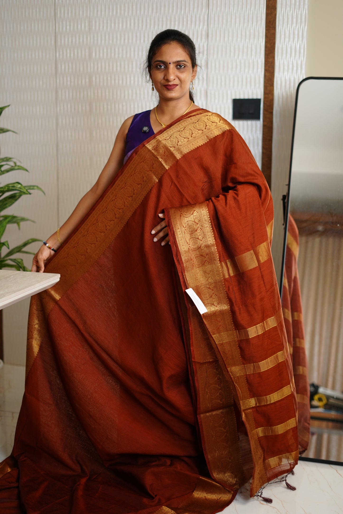 SEMI JUTE BANARASI SAREE