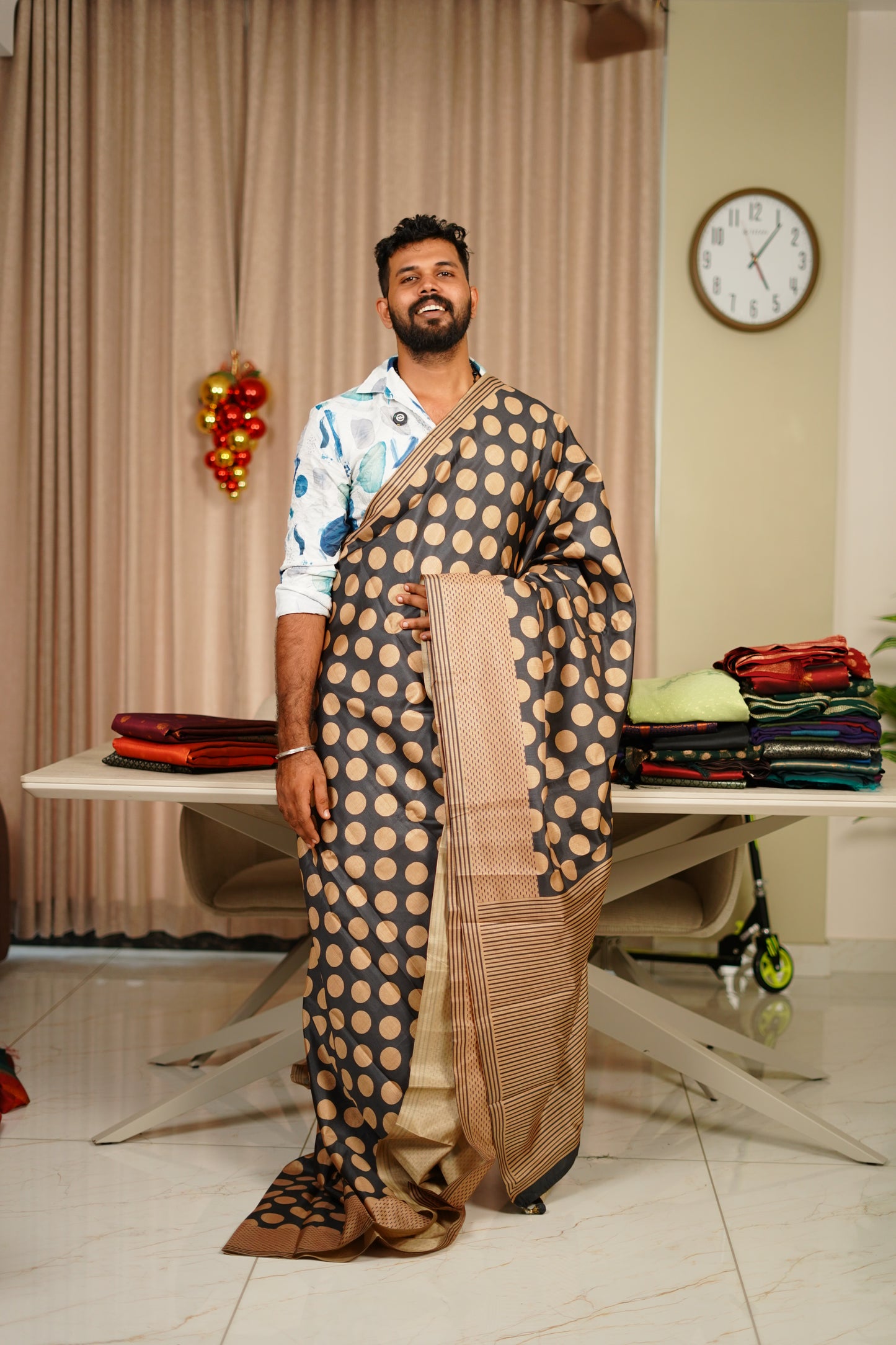 SEMI TUSSAR SILK SAREE