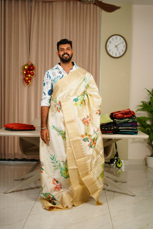 SEMI TUSSAR SAREE