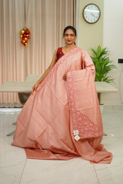 SEMI TUSSAR SILK SAREE