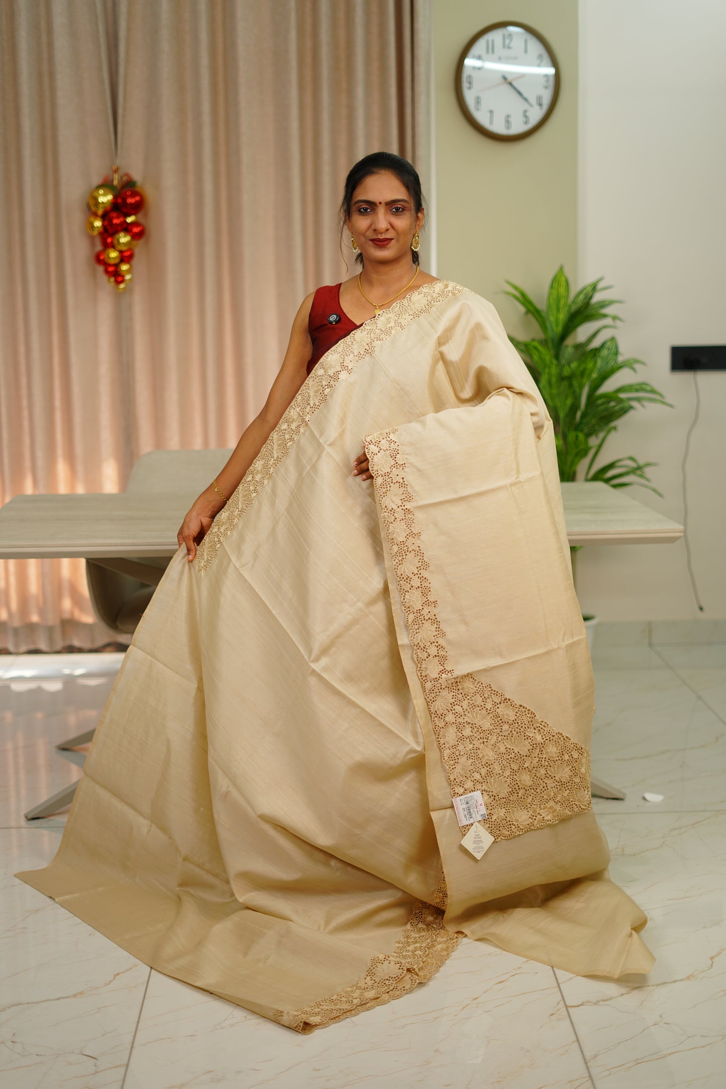 SEMI TUSSAR SILK SAREE