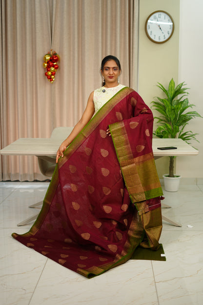 SEMI BANARASI SAREE