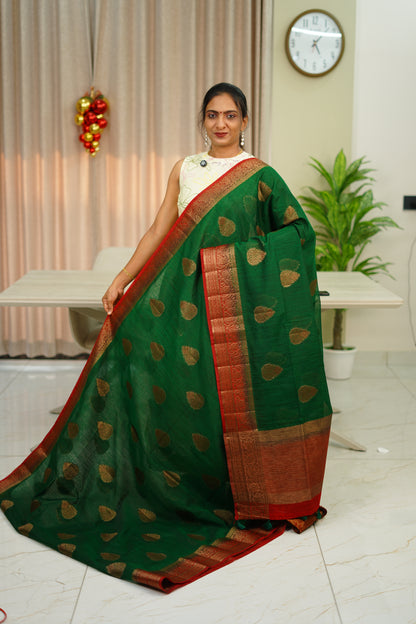 SEMI BANARASI SAREE