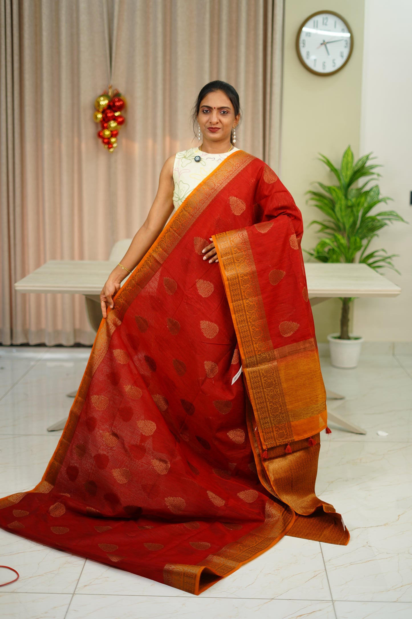 SEMI BANARASI SAREE