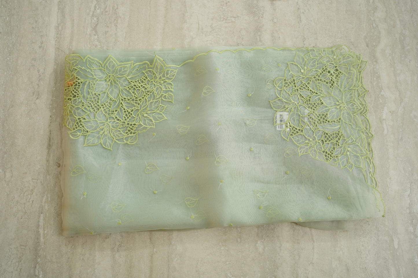 CUTWORK ORGANZA SAREE