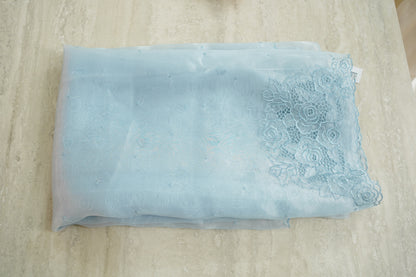 CUTWORK ORGANZA SAREE