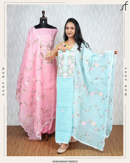 FLORAL EMBROIDERY SALWAR SUIT