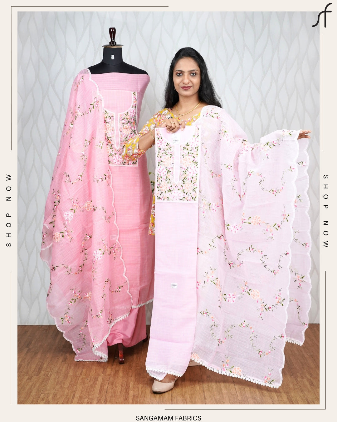 FLORAL EMBROIDERY SALWAR SUIT