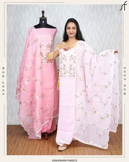 FLORAL EMBROIDERY SALWAR SUIT