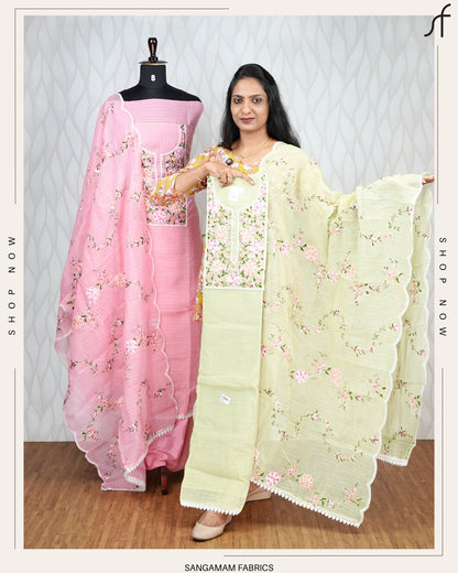FLORAL EMBROIDERY SALWAR SUIT