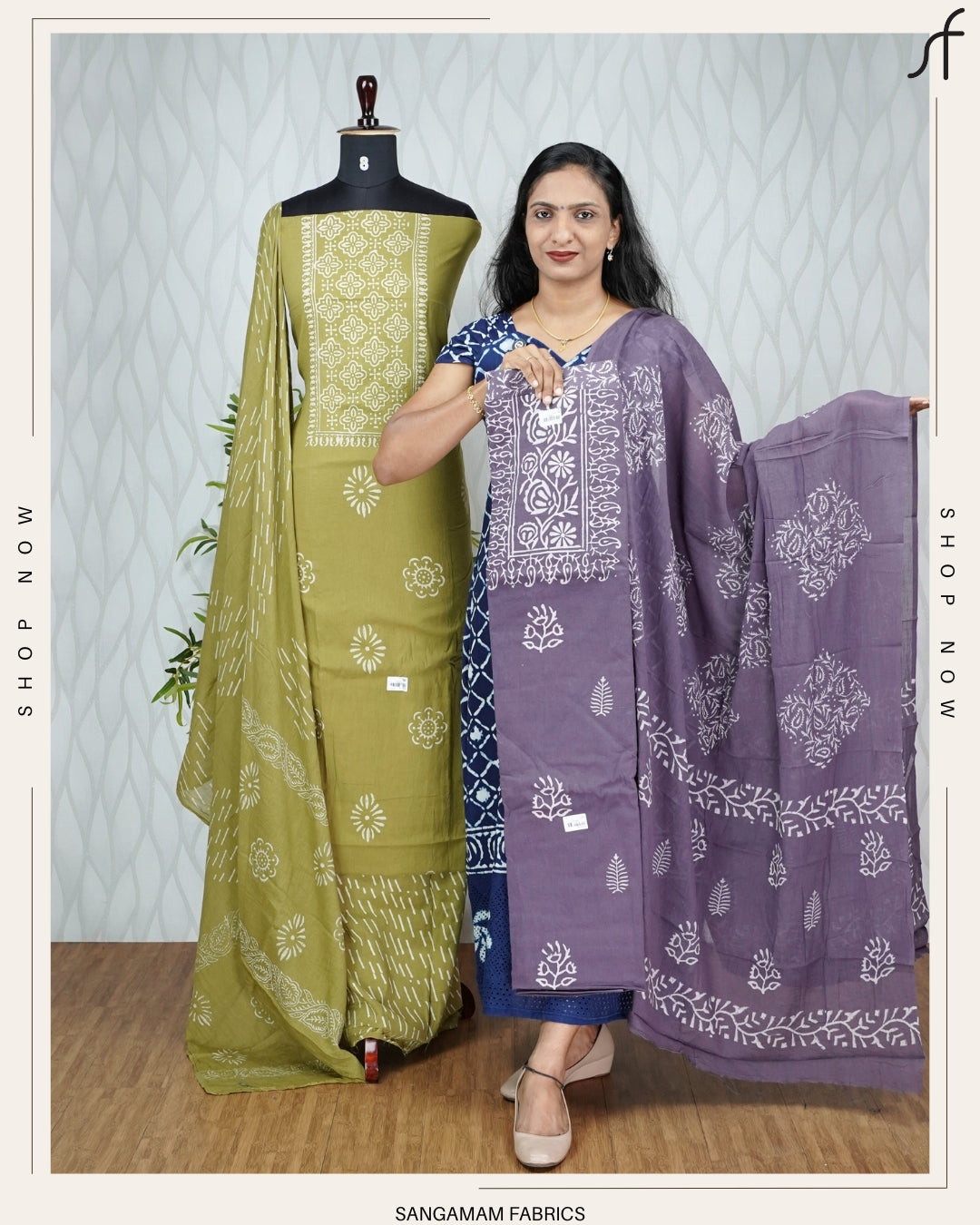 HAND BLOCK PRINTED COTTON SALWAR SUIT