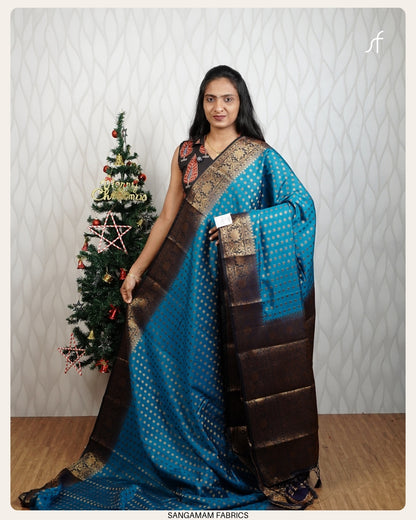 SEMI BANARASI  SAREE