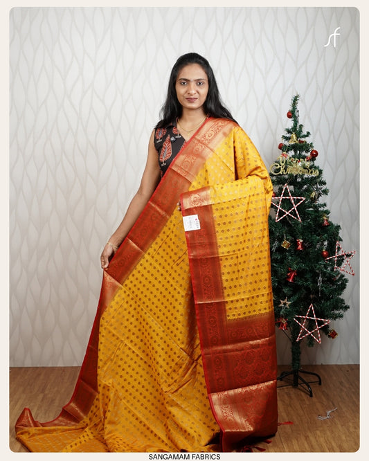 SEMI BANARASI  SAREE