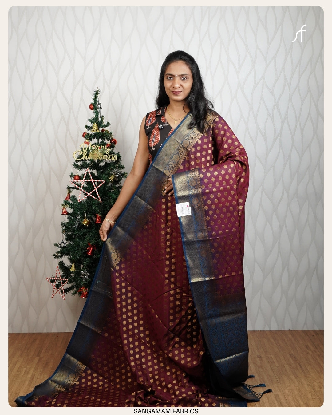 SEMI BANARASI  SAREE