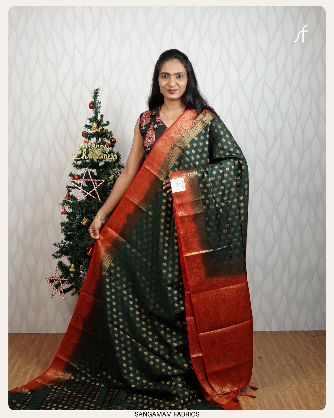 SEMI BANARASI  SAREE